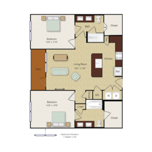 B1 - The Southwestern, luxury 1 & 2 bedroom apartments in Dallas
