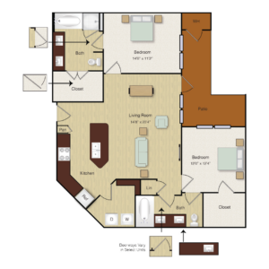 B4 - The Southwestern, luxury 1 & 2 bedroom apartments in Dallas